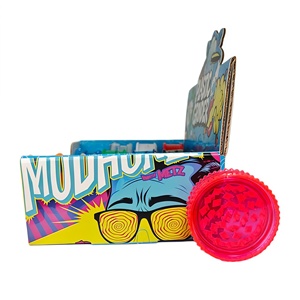 Molino de Hierbas Pequeño y Colorido de Plástico Personalizado al por Mayor para Fumar - Product Image 6