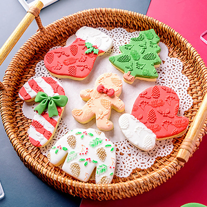 Plantillas 3D <span class=keywords><strong>para</strong></span> Galletas Navideñas, Molde <span class=keywords><strong>para</strong></span> Galletas, Estampador de Fondant Acrílico, Cortador de Galletas <span class=keywords><strong>para</strong></span> Fondant, Glaseado, Pastel y Galletas - Product Image 2