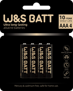 Pilas Alcalinas W&<span class=keywords><strong>S</strong></span> BATT de la Mejor Calidad, LR03 <span class=keywords><strong>AAA</strong></span> - Product Image 1
