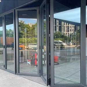 Nouveau système <span class=keywords><strong>de</strong></span> portes coulissantes en verre pour portes pliantes à usage intensif, peu encombrant et résistant aux ouragans, adapté aux garages - Product Image 3