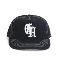 Casquettes Snapback Classiques Personnalisées à 5 Panneaux Noires à Profil Bas Hip Hop avec Broderie 3D pour Hommes, Casquettes de Sport à Visière Plate pour l'Extérieur, Vente en Gros