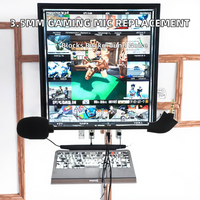 Mikrofon Headset Kabel Gooseneck Kondensor Omni-directional 3.5mm Peredam Kebisingan Grosir, Pengganti HyperX Cloud 2