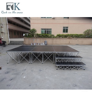 Plate-forme ferme stable d'étape de colonne montante en aluminium portative pour la vente de concerts - Product Image 1