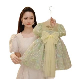 Abiti floreali estivi da ragazza stile Super fata principessa gonne <span class=keywords><strong>con</strong></span> fiocco alla moda per bambine Casual Design coreano ODM - Product Image 5