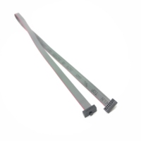 1,27 2, 0 2,54mm Abstand IDC FC 10 16 20 40P Stecker oder Buchse 10CM 20CM UL2651 28AWG UL2678 0,635mm Abstand 30AWG Graues Flach kabel