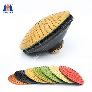 Disques de meulage diamantés de 100 mm (4 pouces) pour marbre, quartz, liant résine, refroidissement par <span class=keywords><strong>eau</strong></span>, roue de polissage de surface concave pour meuleuse - Product Image 3