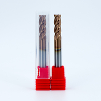 Fraise à bout en carbure de tungstène pour machine de fraisage CNC, 12 mm, 4/2 cannelures