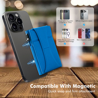 Dompet Kartu Magnetik Anti Maling dari Aluminium dengan Tombol Tekan, Tempat Kartu RFID Logam Minimalis untuk Pria