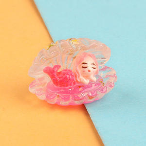 2025เครื่องประดับผมอะคริลิคทำจากเปลือกหอยสำหรับแม่บ้านสามมิติเรืองแสง - Product Image 3