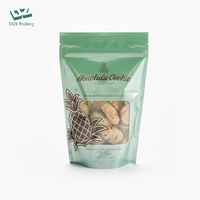 Kemasan Makanan Warna-warni Custom dengan Jendela Resleting, Murah, Dapat Didaur Ulang, 200g 250g 300g, Kantong Berdiri untuk Kue dan Permen
