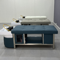 Fauteuil de lavage Yapin pour salon de coiffure avec circulation d'eau et vapeur, lit de shampoing thaïlandais pour soin capillaire