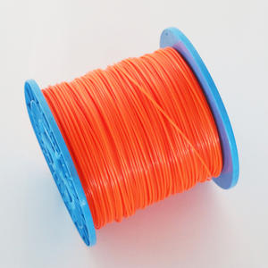 Nylon Tông Đơ Dòng 5lb Spool Orange Strimmer Dòng Cắt Phần OEM Vòng Vuông Sao Twist Hình Dạng - Product Image 5