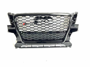 Calandre de pare-chocs avant neuve de haute qualité, noire, en nid d'abeille chromé pour Audi <span class=keywords><strong>Q5</strong></span> RSQ5 2009-<span class=keywords><strong>2012</strong></span> - Product Image 2