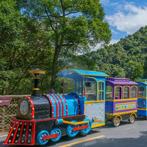 Trenino Elettrico <span class=keywords><strong>Thomas</strong></span> Tank Engine per Parchi Divertimento, Attrazione per Interni/Esterni con Carrozzeria in Acciaio e Fibra <span class=keywords><strong>di</strong></span> Vetro <span class=keywords><strong>di</strong></span> Alta Qualità - Product Image 2