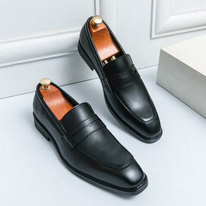 Scarpe in Pelle da Uomo Formali per Affari Nuova Collezione Primavera-Autunno 2026 Stile Britannico alla Moda con Punta Affusolata per <span class=keywords><strong>Sposo</strong></span> - Product Image 2