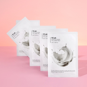 Masque en feuille nourrissant au lait de collagène coréen pour un éclat doux et un teint lumineux, adapté à tous les types de peau - Product Image 1
