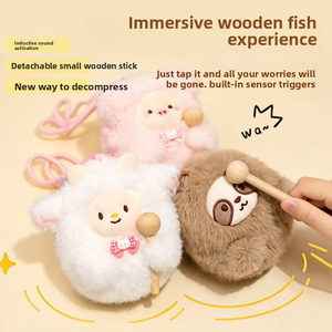 Lindo Llavero Antiestrés de Peluche, Colgante de Animal de Peluche Suave de Poliéster y Algodón PP para Regalo de Fiesta - Product Image 3