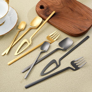304 Roestvrijstalen Hangende Set-<span class=keywords><strong>Cup</strong></span> Creatief Westers Servies Gezandstraald Koffiedessert Voor Huishoudelijk Gebruik Cake Serveren