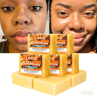 Savon Visage Éclaircissant en Gros à l'Acide Kojique et au Curcuma Naturel, Nettoyage Profond, Contrôle du Sébum, Affinage des Pores, Éclat du Teint