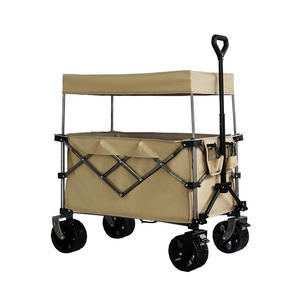 <span class=keywords><strong>Chariot</strong></span> <span class=keywords><strong>pliable</strong></span> en fer durable <span class=keywords><strong>de</strong></span> grande capacité chariots à main pliables portables multifonctions pour une utilisation en extérieur pour le camping et la <span class=keywords><strong>plage</strong></span> - Product Image 2