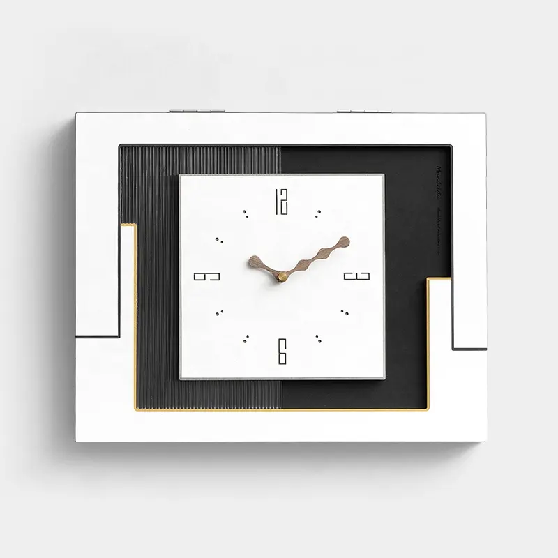 Mandelda ديكور المنزل صندوق كهربائي جدار ووتش ساعة Forescolor والاكريليك Metal الخرسانة ساعة الأزياء صندوق محاسبة DIY <span class=keywords><strong>الساعات</strong></span>