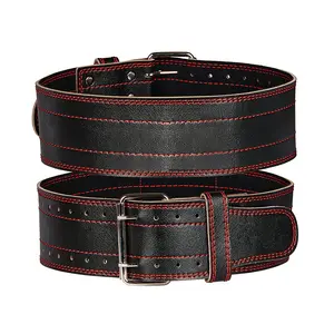 Leadman Custom Weightlifting Powerlifting Boxing Lumbar Support Leather Cowhide Weight Lifting Belt Gym
