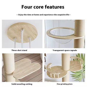 Nuovo Design: Albero Gioco per Gatti in Legno, Grande e Sicuro, di Alta Qualità, Lussuoso e Innovativo - Product Image 3