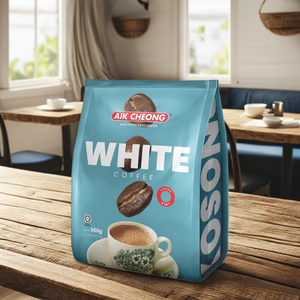 กาแฟขาว AIK CHEONG 2-in-1 พรีเมียม คั่วอ่อน น้ำตาลน้อย รสชาติกลมกล่อม เมล็ดอาราบิก้าและโรบัสต้า 30 กรัม x 12 กล่อง - Product Image 4