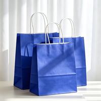 Sac fourre-tout en papier kraft écologique jetable, personnalisable avec logo, pour boutiques de cosmétiques, vente à emporter et magasins de cadeaux