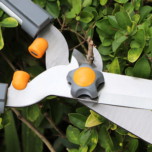 กรรไกรตัดแต่งกิ่งโหระพา 45-60 ซม. ใบมีดสแตนเลส เครื่องมือทำสวนแบบใช้มือ ด้ามจับสีส้ม กรรไกรตัดแต่งสวนอเนกประสงค์ - Product Image 3