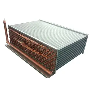 Shanghai Venttk L Shaped Copper Tube Aluminium Fin Air Conditioning Condenser