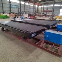 Table vibrante 6-S pour l'exploitation minière, machine de récupération de l'or en fines paillettes, table de lavage à course réglable