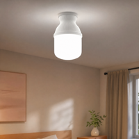 Ampoule LED en forme de T, boîtier PBT PP, E27 B22 AC85-350V, fourniture d'usine pour entrepôt, garage, supermarché