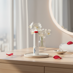 Bálsamo labial Glutanex Lip Glow Scarlet, probado por dermatólogos, libre de crueldad animal, concentrado, iluminador, de larga duración, aclarador de la piel, reparador y con brillo. - Product Image 2