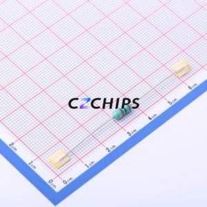 Inductor de Anillo de Color LGA0410-100KP52E / Componente de Orificio Pasante (THT), D4xL10.5mm 10uH 10% 500mA 580mOhm - Product Image 2