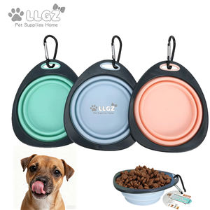 Ciotola Pieghevole Elegante e Arrotondata per Animali Domestici, Portatile per Viaggi all'Aperto, per Cani e Gatti, Ecologica, Impermeabile, in TPR Solido, Universale - Product Image 1