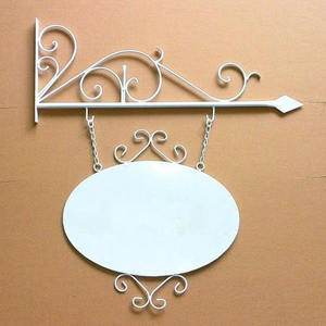 Soporte <span class=keywords><strong>de</strong></span> Pared Rústico Vintage para Letreros, Soporte <span class=keywords><strong>de</strong></span> <span class=keywords><strong>Hierro</strong></span> Fundido para Letreros <span class=keywords><strong>de</strong></span> Tienda o Porche, Recubrimiento en Polvo, Letrero para Exteriores - Product Image 3