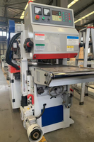 Raboteuse à bois double face haute puissance DLL, machine de travail du bois robuste à alimentation automatique pour le rabotage de panneaux en bois massif