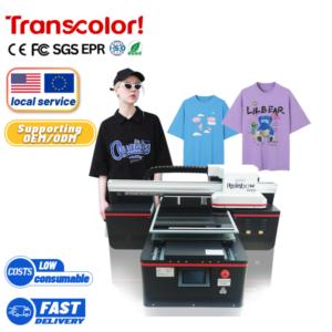 Cầu Vồng Rb4060t Tự Động Công Nghiệp Dtg Vải Máy In Cho T-Shirt Tyvek Dây Đeo Cổ Tay Ảnh In Kỹ Thuật Số Với Dệt Mực - Product Image 1