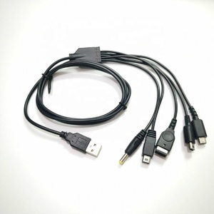 Câble USB 5 en 1 pour <span class=keywords><strong>Nintendo</strong></span> <span class=keywords><strong>DS</strong></span> Lite/3DS/GBA SP/PSP/Wii, <span class=keywords><strong>chargeur</strong></span> multifonction, noir, 120cm - Product Image 5