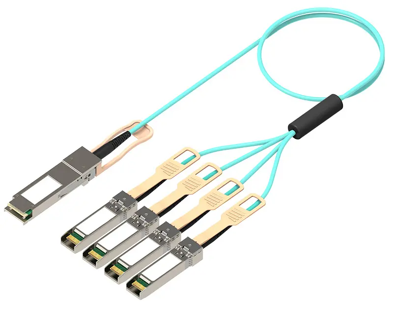 100Gbps QSFP28 BIDI 20km basit LC 100Gb QSFP 1291/1311nm optik alıcı-verici modülü tek Fiber