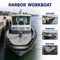 Pare-battage marin flottant en U personnalisé pour yacht, bateau, bateau pneumatique, bateau de travail, accessoire de quaiement et d'accostage