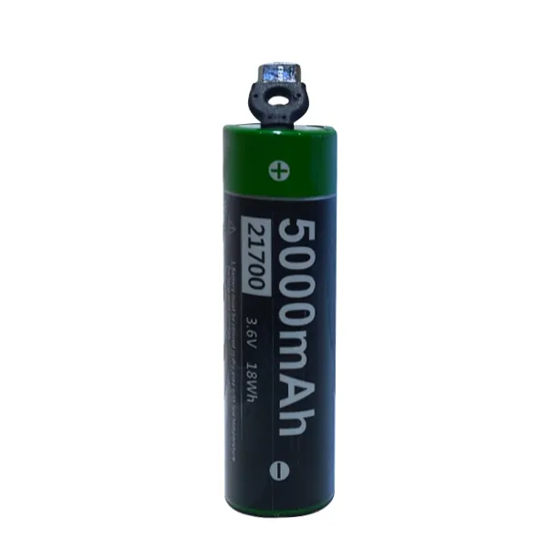 Rechargeable Mobile Bank Power 3.7/3.6V 21700 New Arrival 5000mAh Lithium Battery