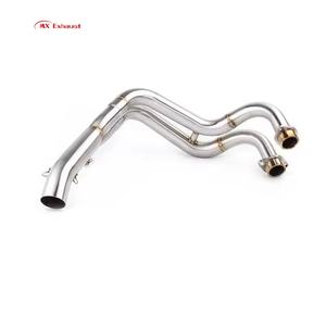 Système d'échappement complet pour moto <span class=keywords><strong>Yamaha</strong></span> <span class=keywords><strong>MT07</strong></span> FZ07 XSR700 avec silencieux Tracer Headers Link Middle Pipe Slip-on 51mm - Product Image 1