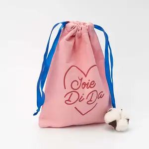Оптовая продажа, тканевые подарочные пылезащитные сумки для сумок с принтом логотипа