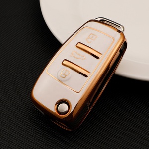 Kuvi — protecteur de <span class=keywords><strong>clé</strong></span> de voiture en TPU, étui pour <span class=keywords><strong>Audi</strong></span> <span class=keywords><strong>A3</strong></span> A4 A5 C5 C6 8L <span class=keywords><strong>8P</strong></span> B6 B7 B8 C6 RS3 Q3 Q7 TT 8L 8V S3 - Product Image 4
