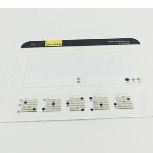 Membrane de guitare en acrylique PC pour écran musical, transparente, impression PMMA, couleur personnalisée CMYK - Product Image 5
