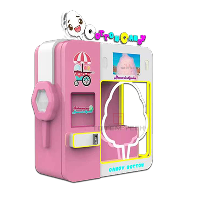 New Design Cotton Candy Vending Machine Snack Selling Machine Automatic Self-service Business Street Retail Shop
