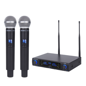 Système de microphone dynamique cardioïde sans fil Debra Audio D-102, suppression du bruit, moniteur intra-auriculaire, connecteur XLR, 2 LED, plastique - Product Image 1