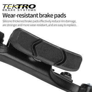 Para <span class=keywords><strong>Tektro</strong></span> RX1, pinza de freno de brazo corto <span class=keywords><strong>V</strong></span> para bicicletas de carretera, almohadillas de aleación de aluminio resistentes al desgaste, bicicleta de montaña BMX - Product Image 5